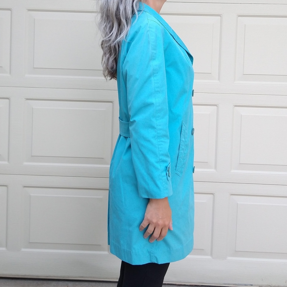 LONDON FOG vintage spring trench coat S - Picture 5 of 8